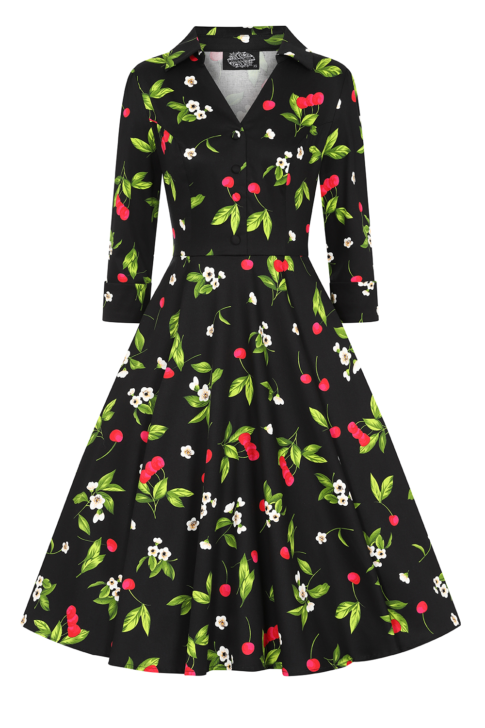 Natasha Cherry Swing Dress